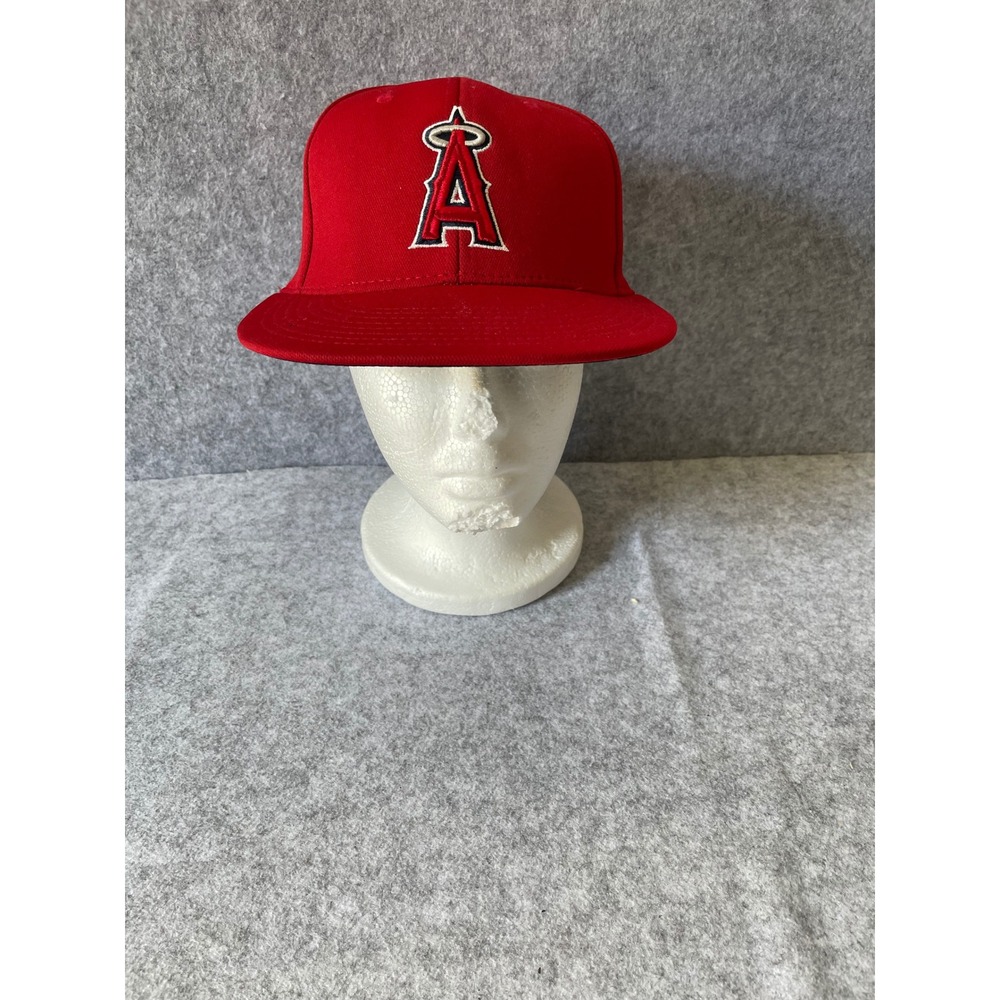 OC Sports 2019 Los Angeles Angels MLB Red A-Flex Stretch Fit Cap S/M Q3 Eco